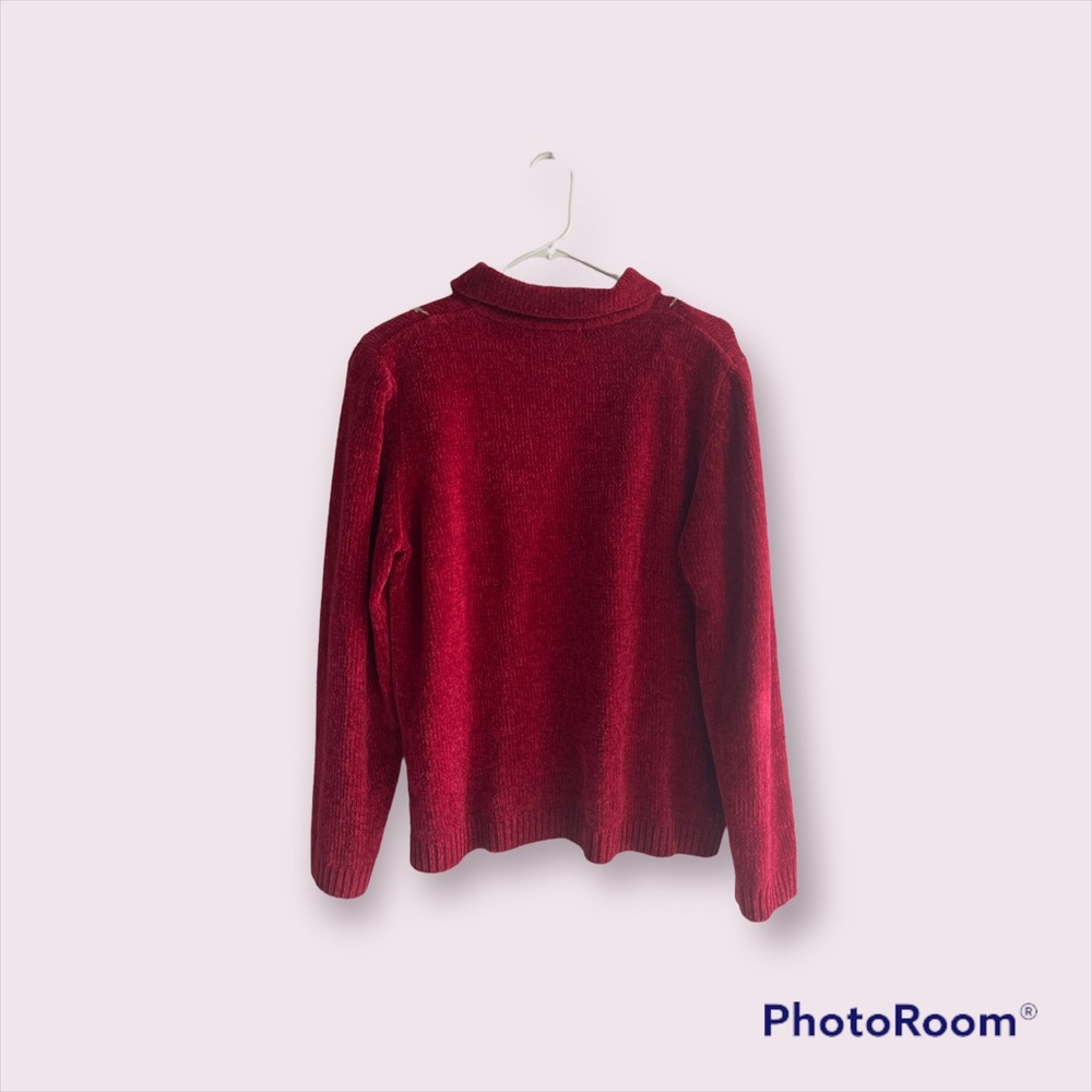 Alfred Dunner Patchwork Sweater Jacket! - image 2